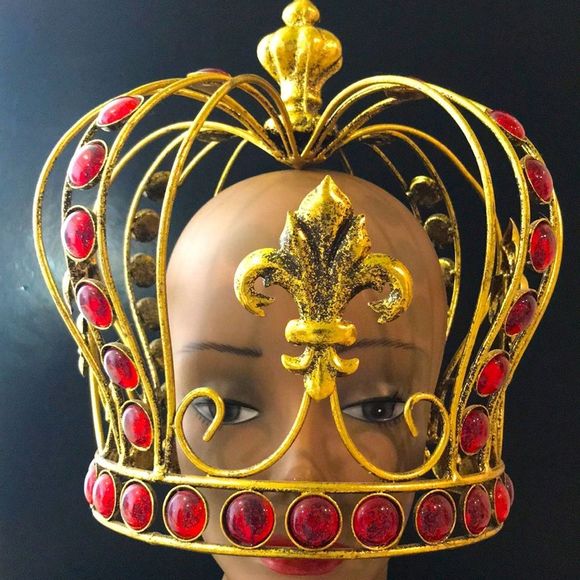 Large Home Decor Gold Crown - Picture 1 of 16